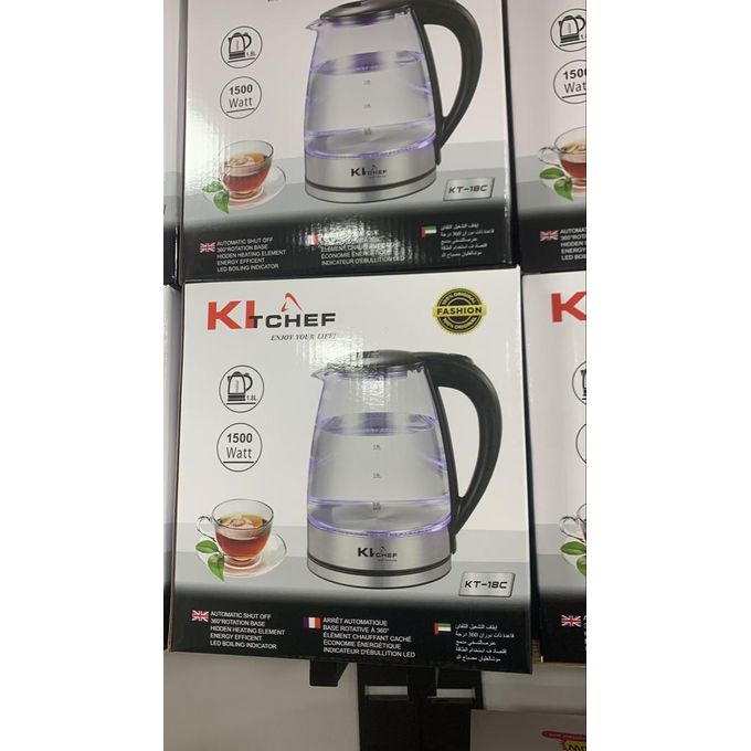 Bouilloire Kitchef 1500w 1.8L Led