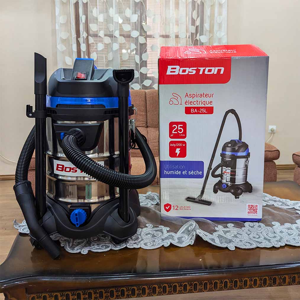 ASPIRATEUR BOSTON 3 EN 1 + SOUFFLEUR 25 LITRE 1200WATT