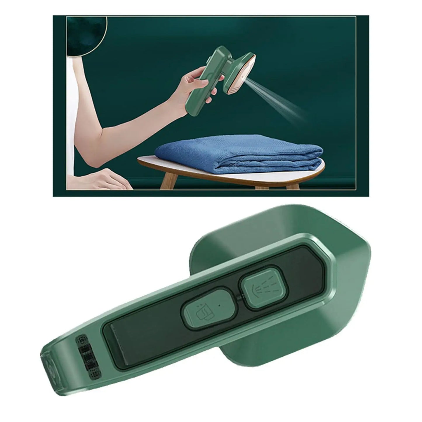 مكواة بخارية محمولة احترافية Handheld Mini Steam Iron Dry & Wet Ironing Clothes