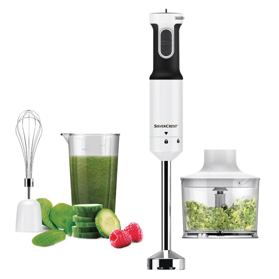 خلاط سيلفر كرست 4 في 1 متعدد الوظائف بقدرة 600 واط SilverCrest Bras Mixeur 4En1 Multifonction 600W
