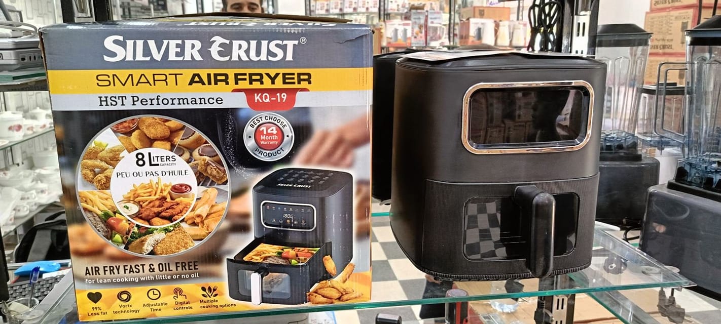 Air Fryer SILVER CRUST 8L 1400W المقلاة الهوائية من علامة SILVER CRUST 🔥🔥