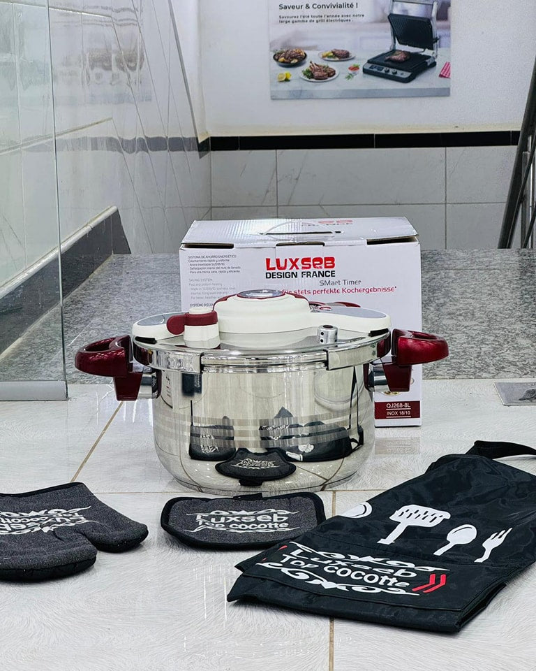 Cocotte 6L/8L LUXSEB Original 18/10 + cadeau🎁 🇫🇷