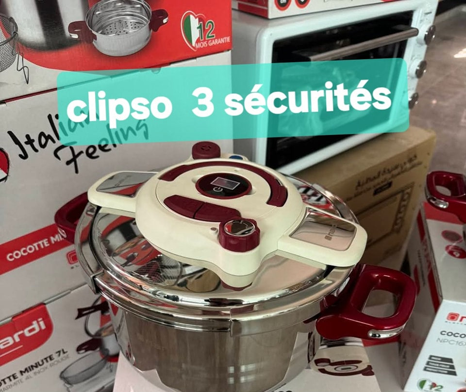 Cocotte minute pack 7 Pieces Nardi Made in italy 7L+4L كوكوطة