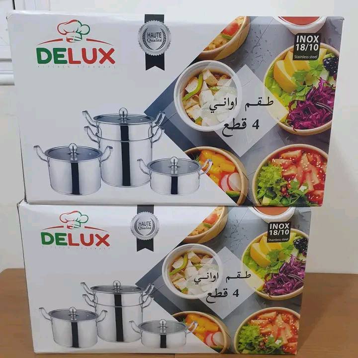 Serie de batterie Delux marmitte 2L/4L/6L avec couscoussier
