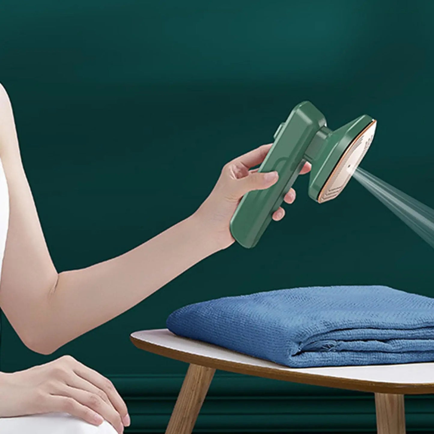 مكواة بخارية محمولة احترافية Handheld Mini Steam Iron Dry & Wet Ironing Clothes