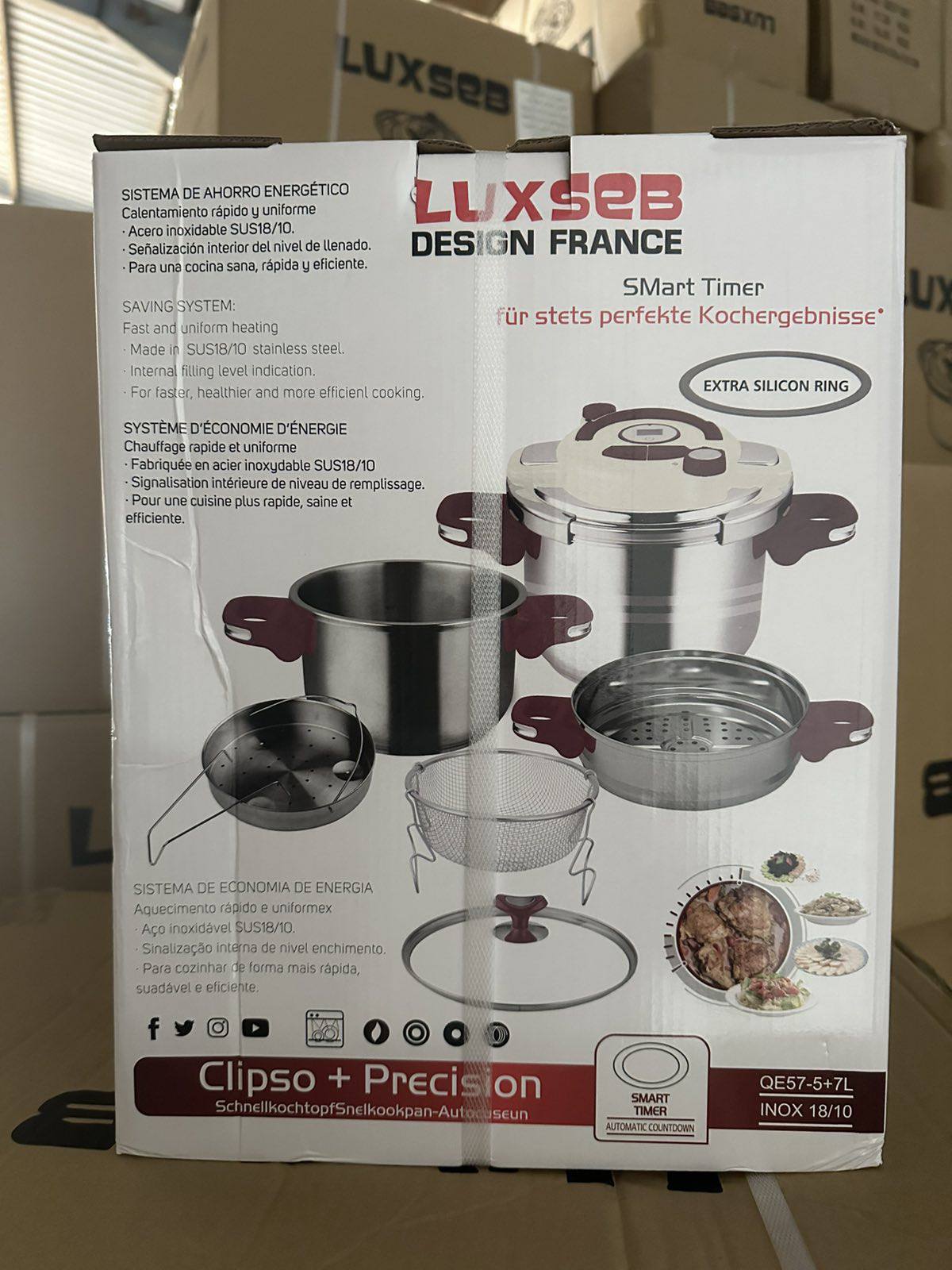 Cocotte LUXSEB 7l+5l 8 pieces