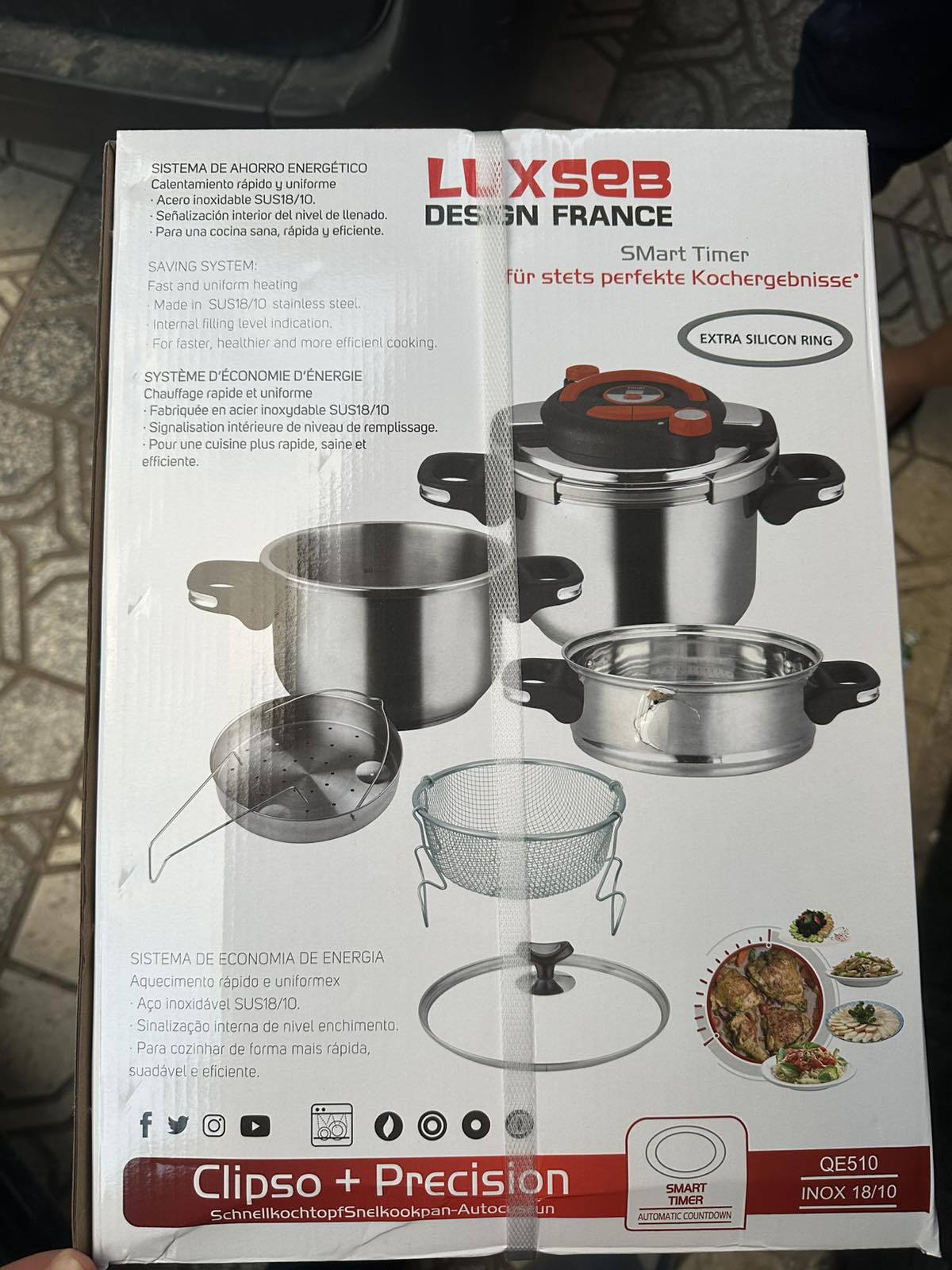 Cocotte LUXSEB 7l+5l 8 pieces