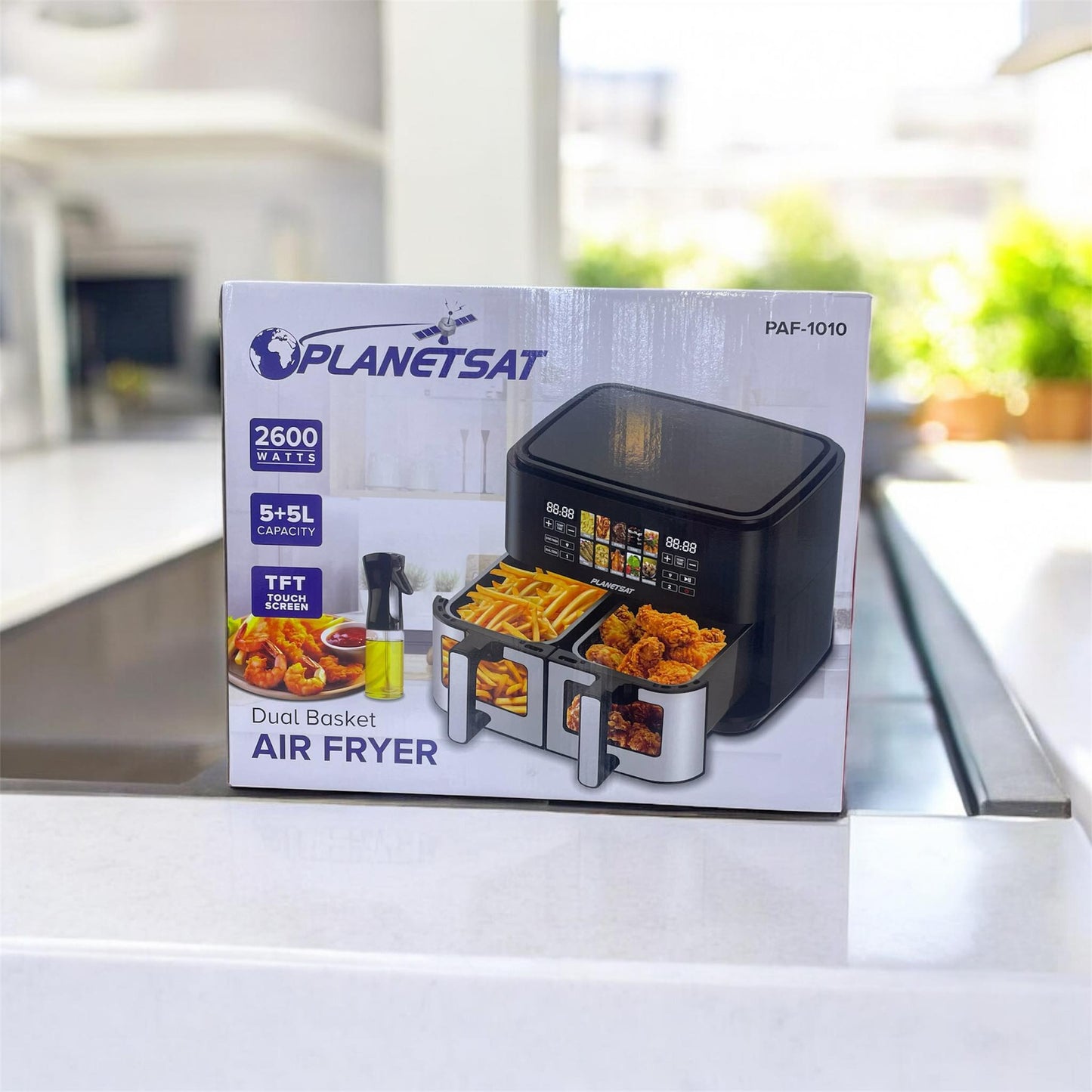 air fryer PlANETSAT Original 10L Double Bag المقلاة