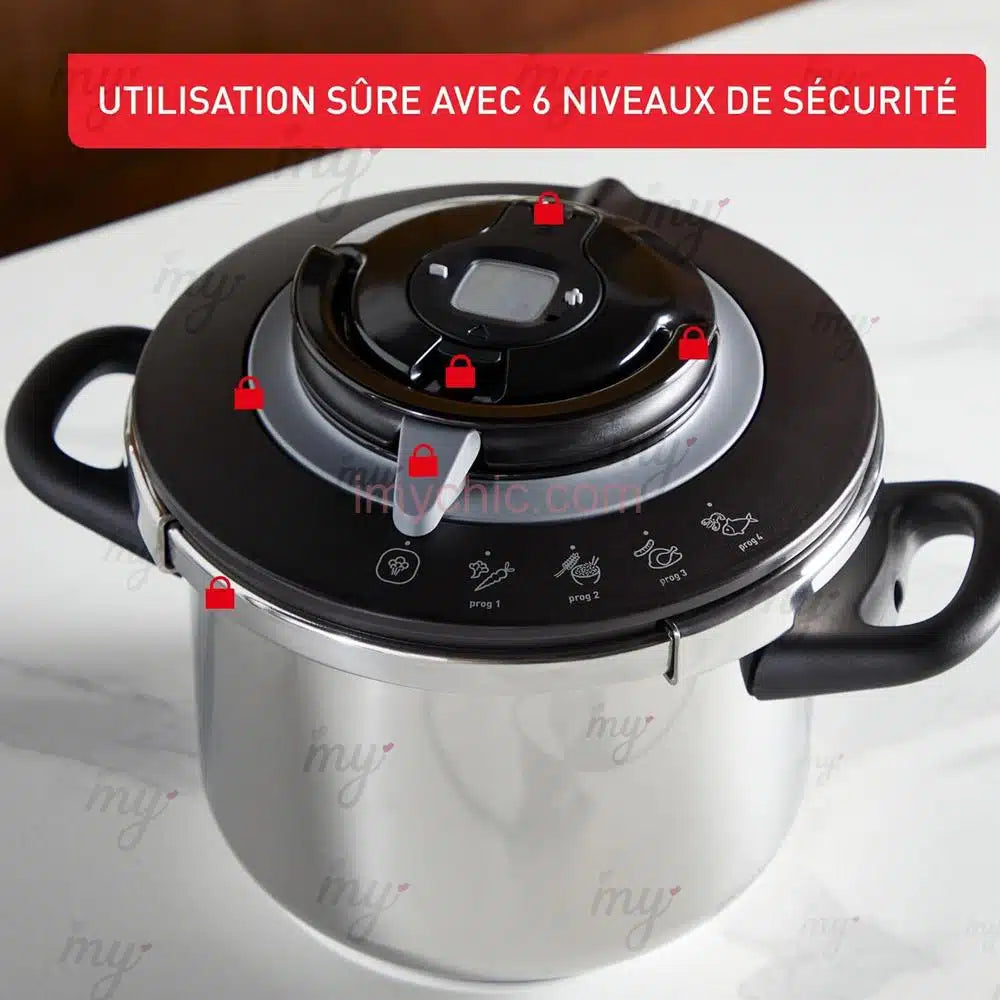 Cocotte Seb +CHEF Cocotte Minute 4.5L /6L /8L/10L 4Programmes كوكوطة