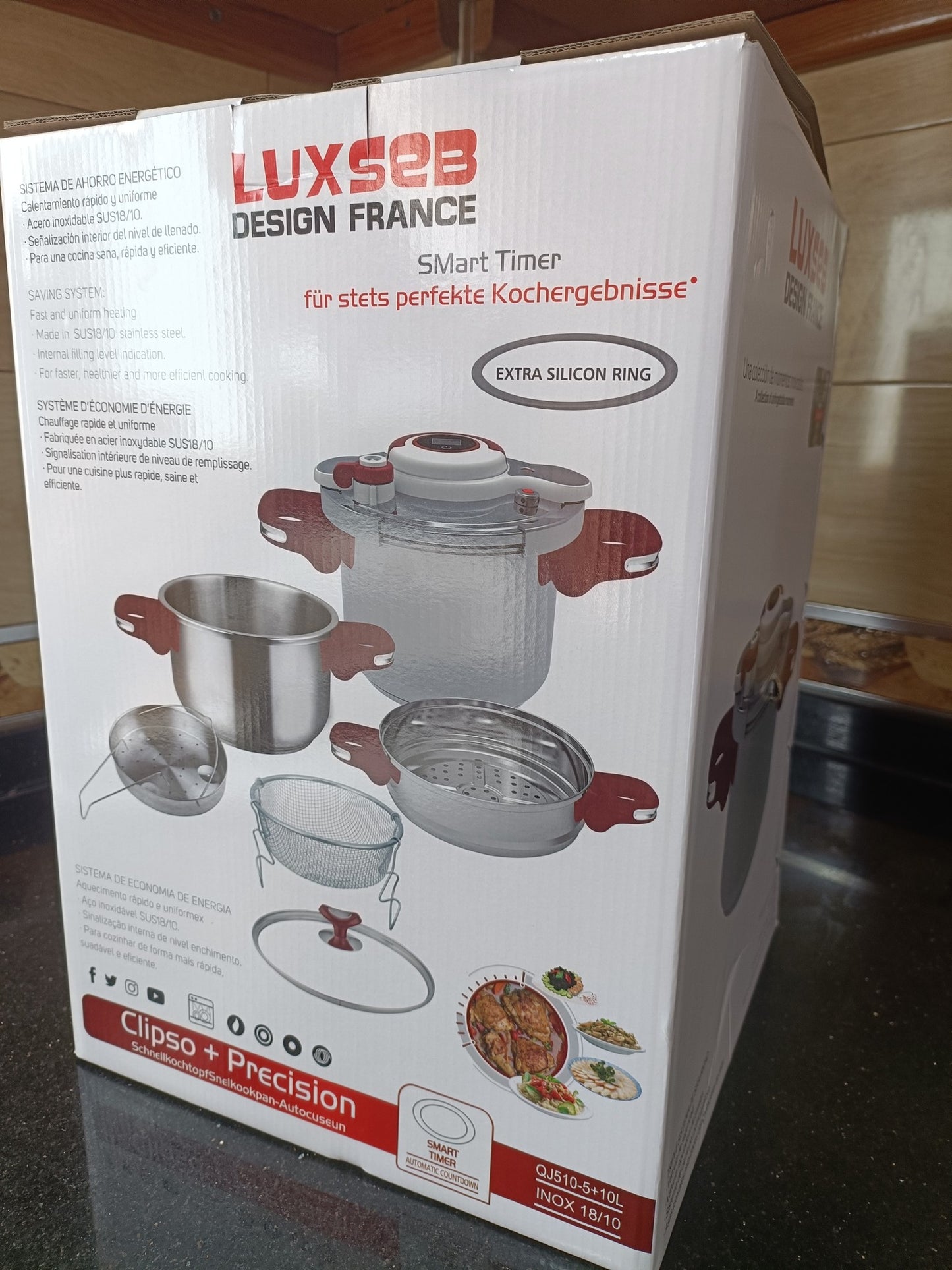 Cocotte LUXSEB 7l+5l 8 pieces