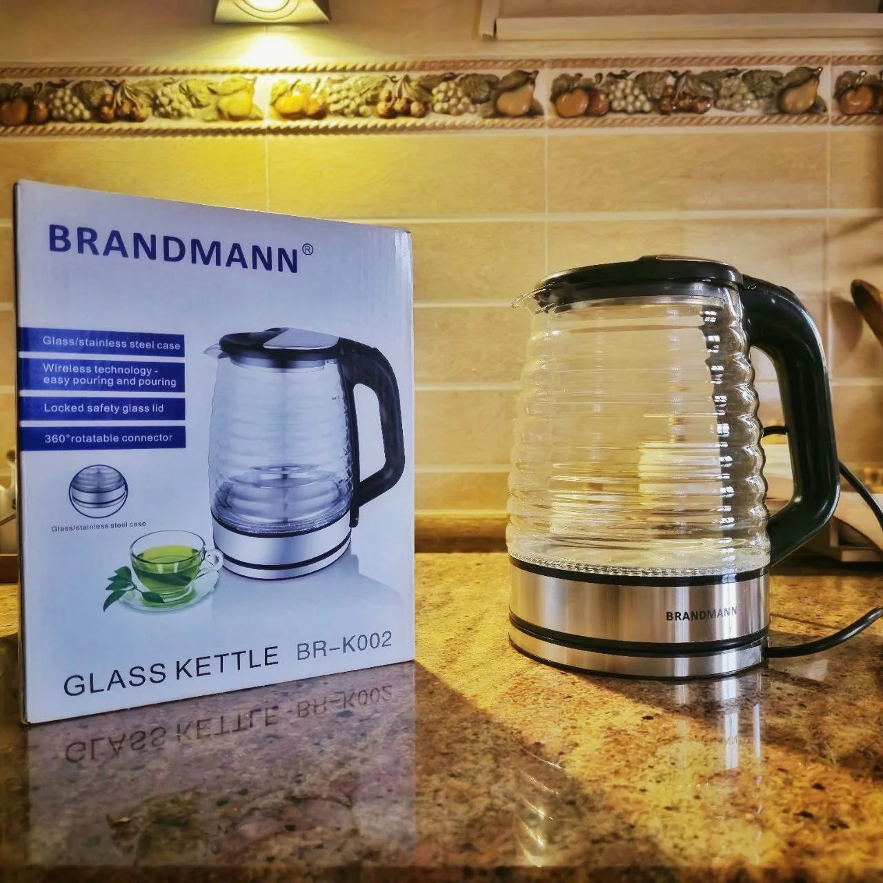 Bouilloire Electrique Brandmann 1500W/8L غلاية الماء الكهربائية