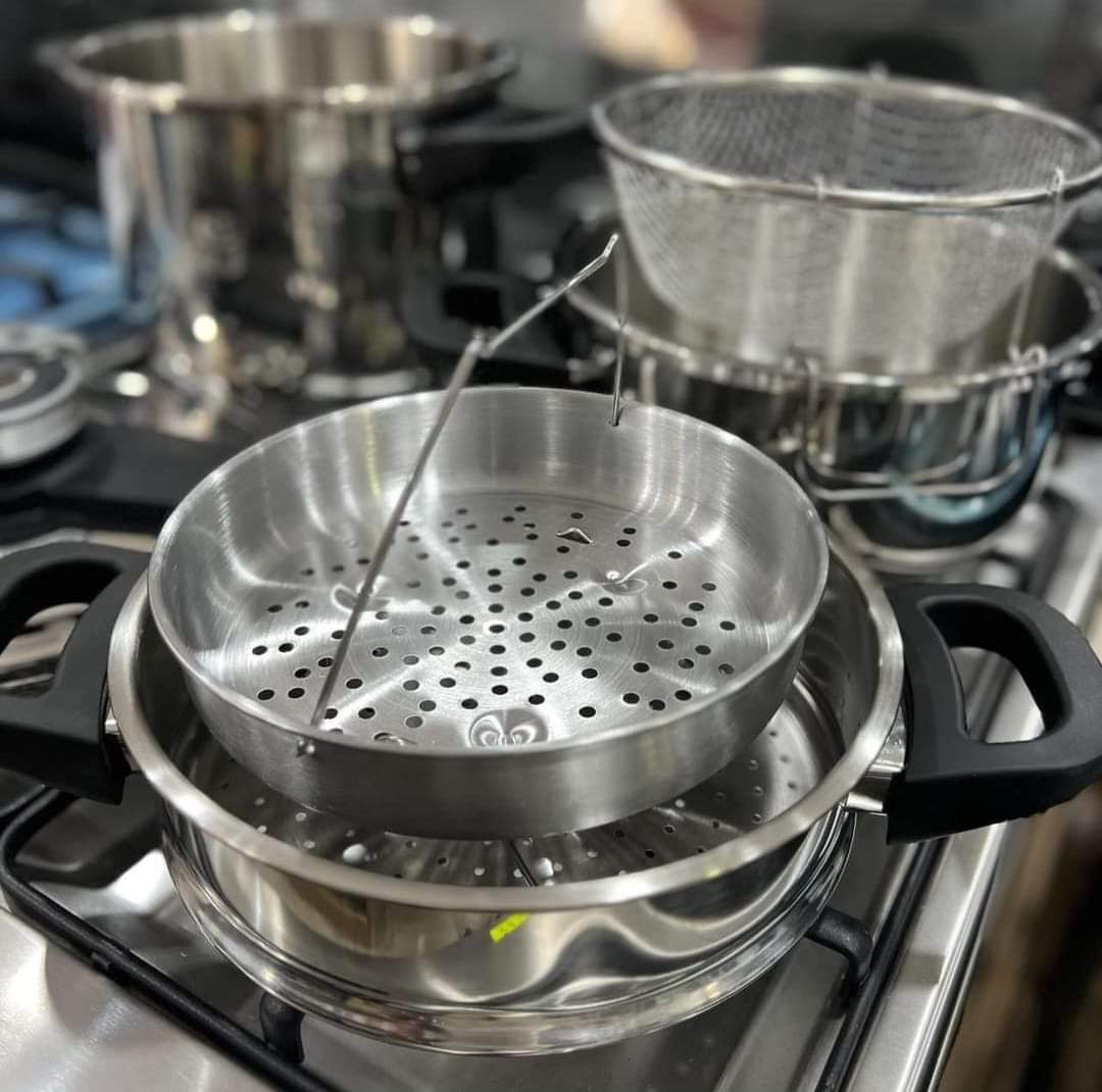 Cocotte Elseb 9pieces 4L+7L Inox 18/10