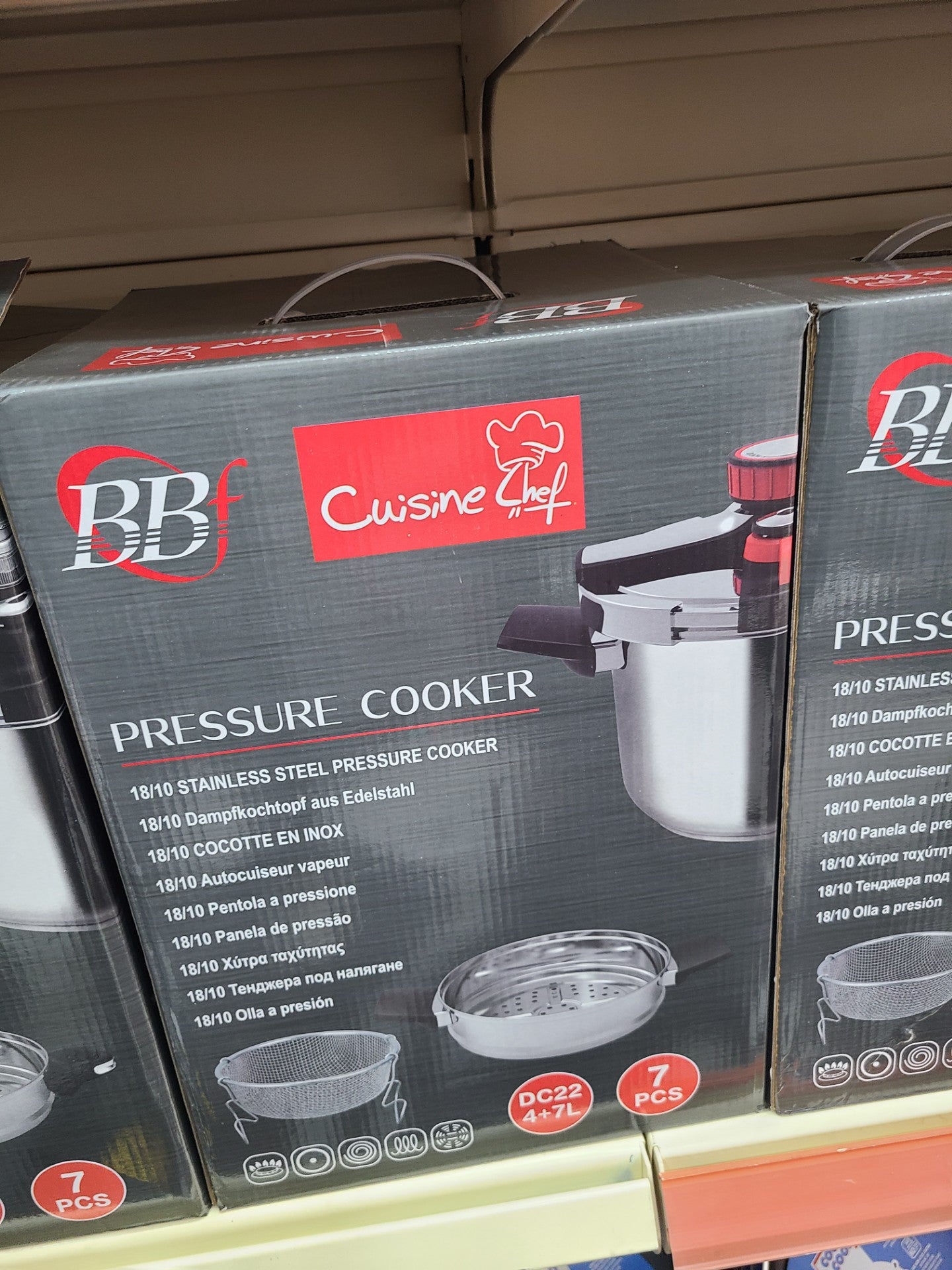 كوكوط منيت كليبسو 7في1 بي بي أف (7+4لتر) COCOTTE MINUTE 7en1 BBF 4+7L 7Pieces