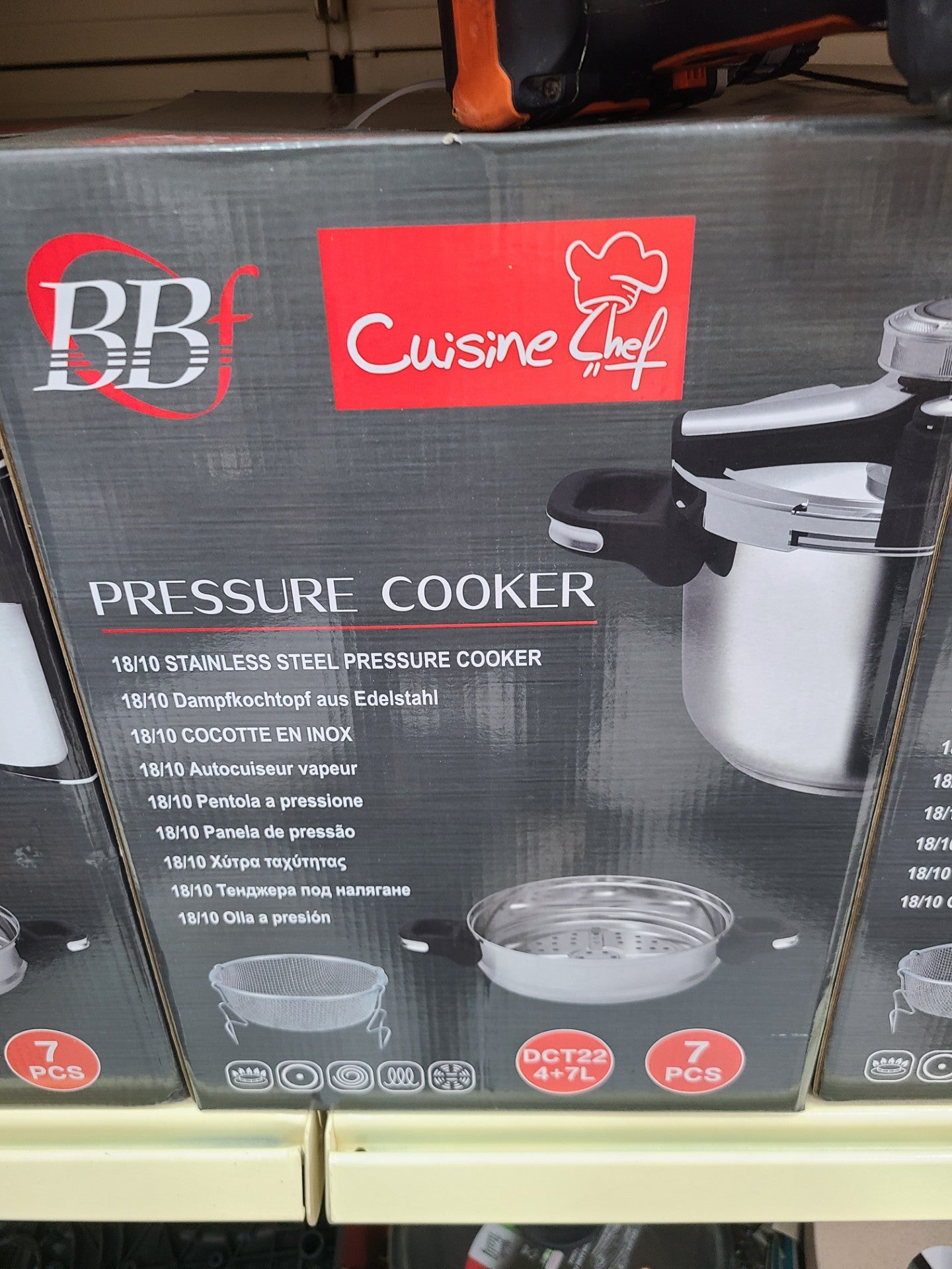 كوكوط منيت كليبسو 7في1 بي بي أف (7+4لتر) COCOTTE MINUTE 7en1 BBF 4+7L 7Pieces
