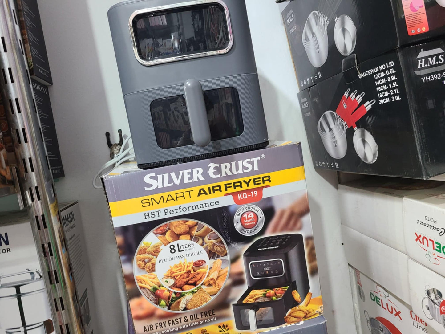 Air Fryer SILVER CRUST 8L 1400W       المقلاة الهوائية من علامة SILVER CRUST 🔥🔥