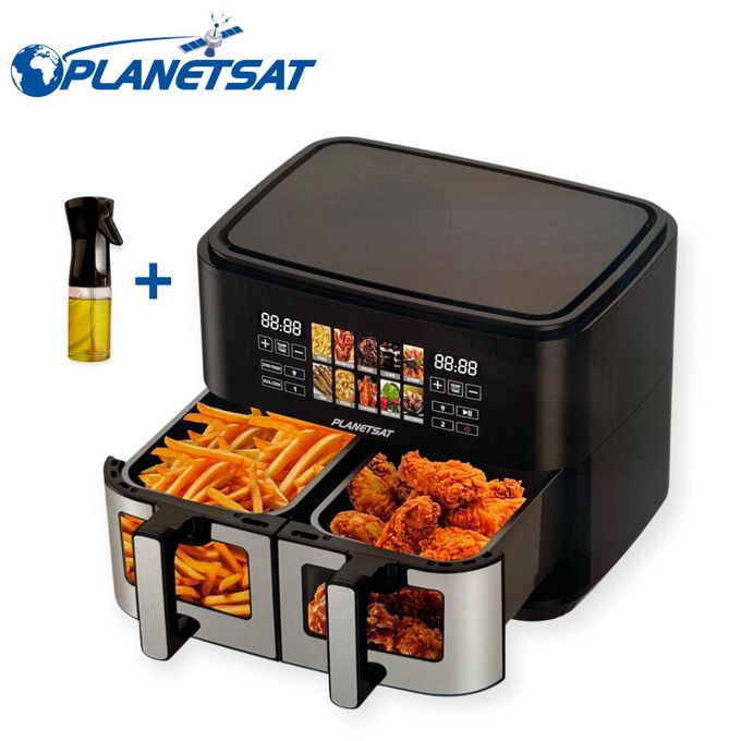 air fryer PlANETSAT Original 10L Double Bag  المقلاة