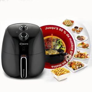 Robuste Friteuse Sans Huile - Air Fryer - 5 L - 2000 W - AF5- Noir