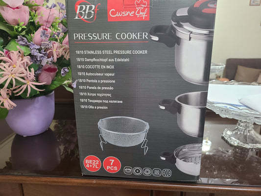 Cocotte BBF 4L/7L  18/10 inox 7Pieces