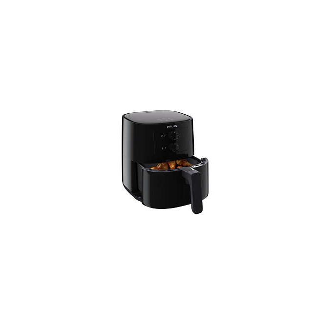 Philips Essential Airfryer 4,1L,1400W, Friteuse Sans Huile Noir (HD9200/90)