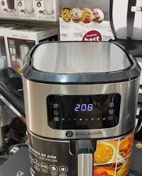 مقلاة هوائية بسعة 8 لتر لتحضير أشهى الأطباق- Bergmann Silver Chef Friteuse à Air 2000W 8.0L