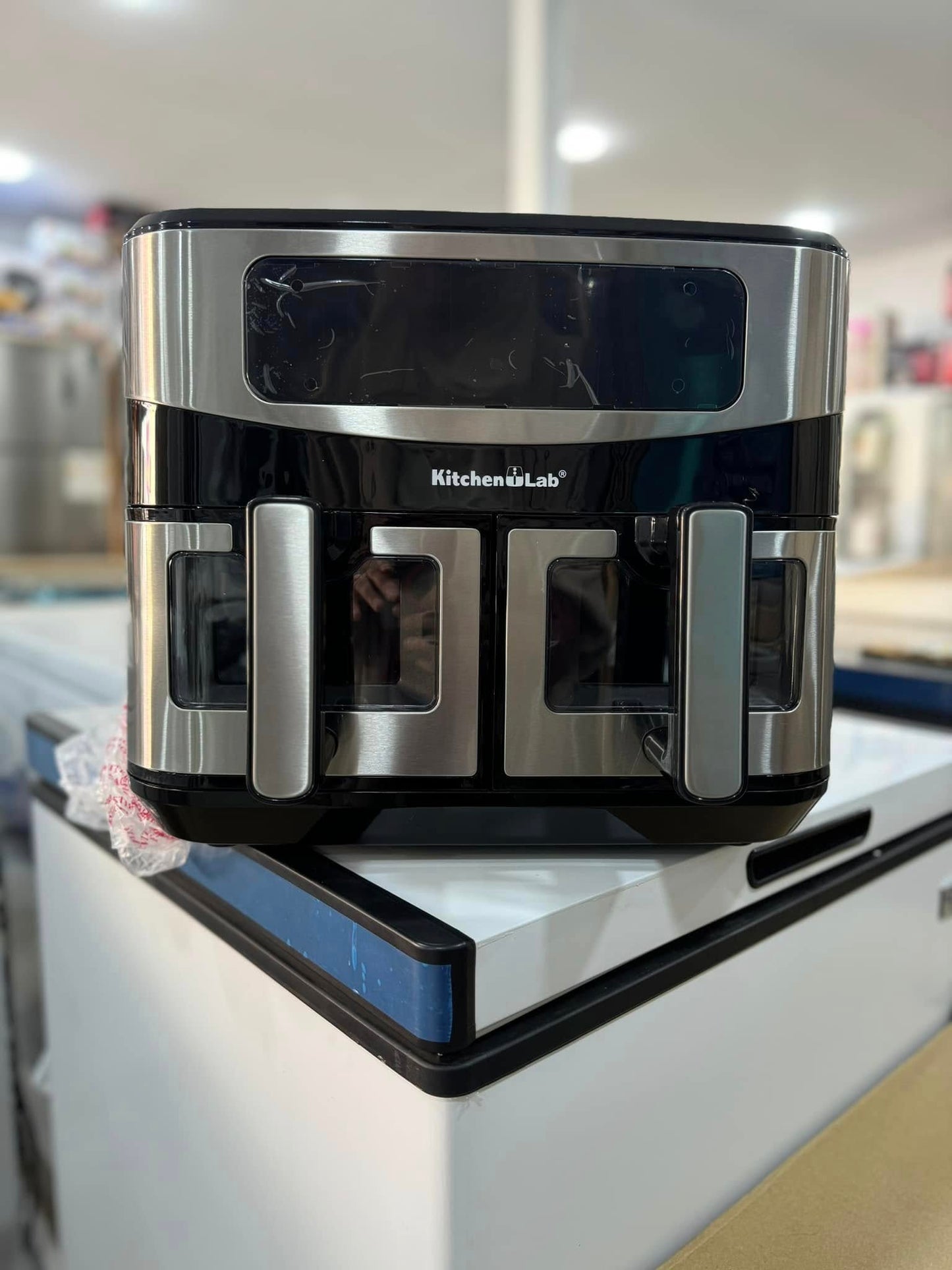 Friteuse Kitchen lab Double back 9l 2400w    مقلاة كهربائية مزدوجة من كيتشن لاب