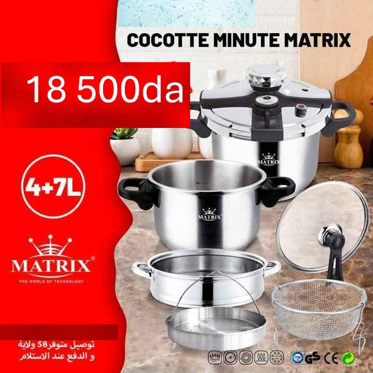 Cocotte Matrix 7 pieces 4+7l