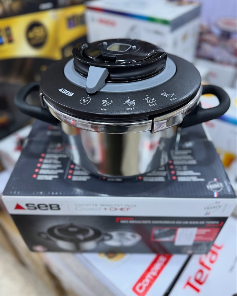 Cocotte Seb +CHEF Cocotte Minute 4.5L /6L /8L/10L 4Programmes كوكوطة