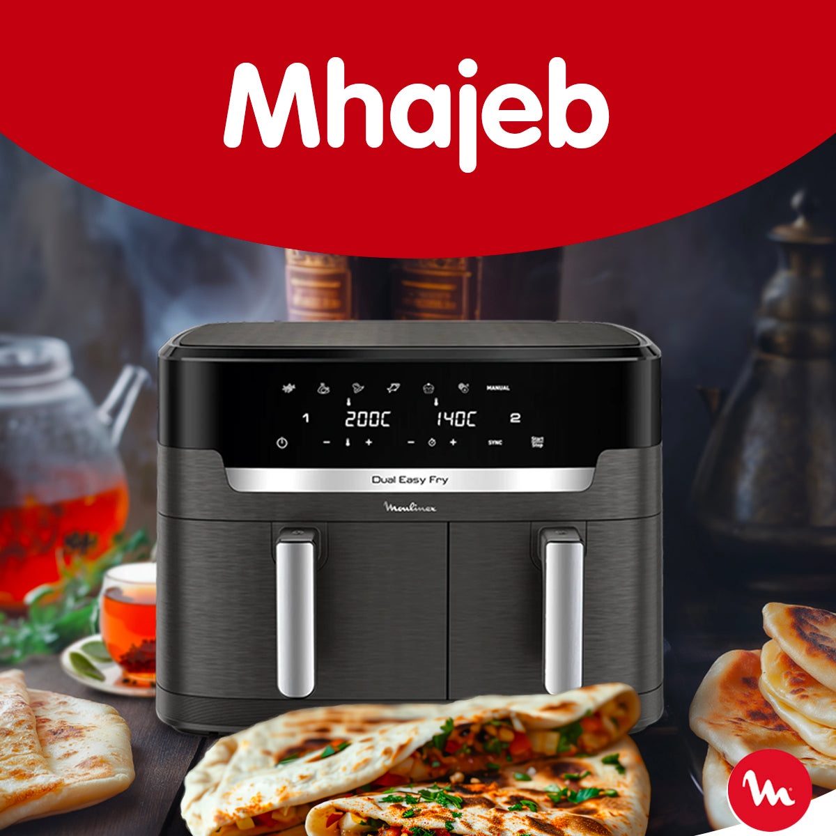 Air Fryer Moulinex Double back 8.3L
