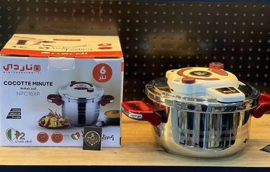 COCOTTE CLIPSO NARDI CUISINECHEF4/6/8L AVEC MINUTEUR