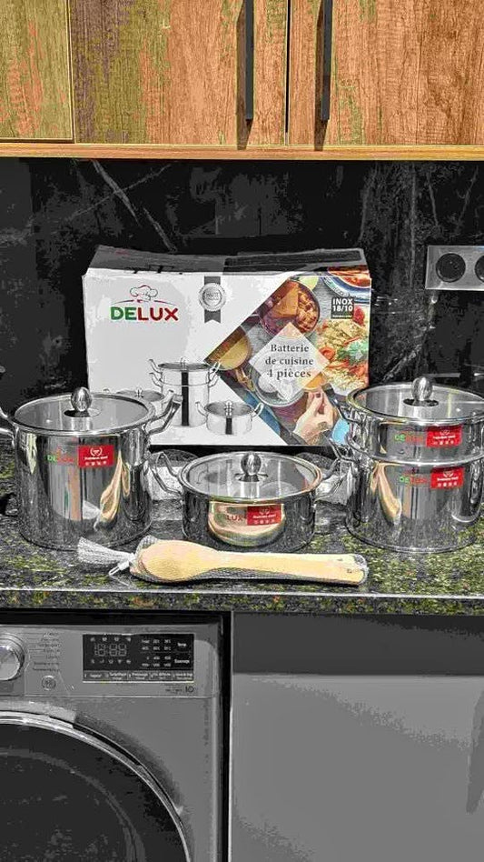 Serie de batterie Delux marmitte 2L/4L/6L avec couscoussier