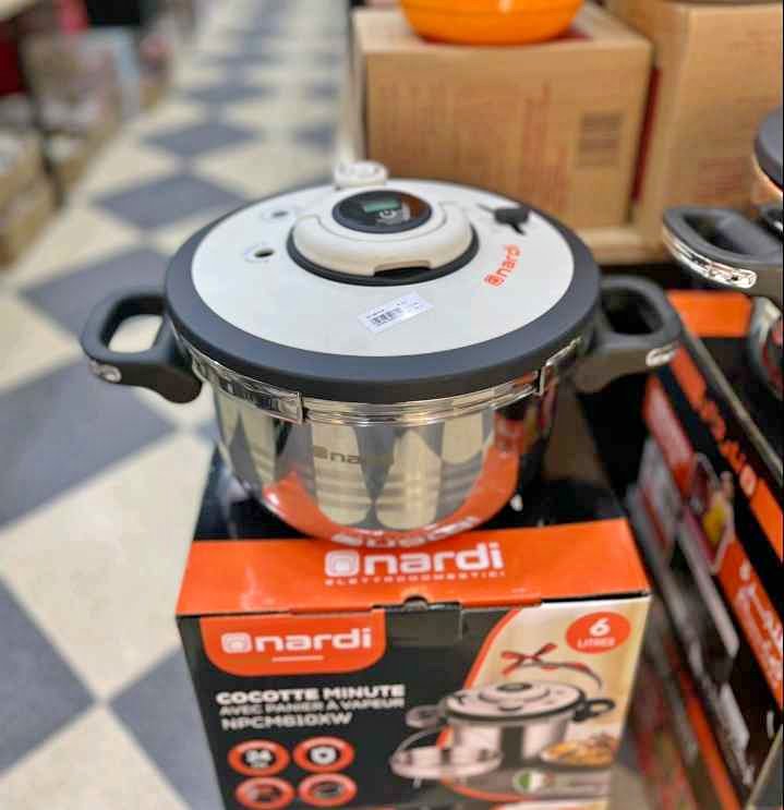 COCOTTE CLIPSO NARDI CUISINECHEF6/8/10L AVEC MINUTEUR