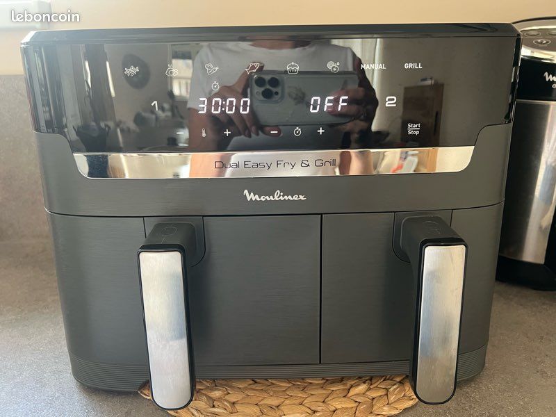 Air Fryer Moulinex Double back 8.3L