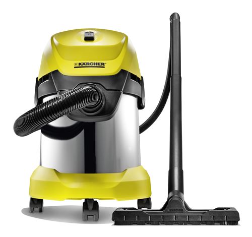 Karcher Aspirateur eau et poussière KARCHER WD3 - Cuve inox - 1000W (Fonction soufflerie)