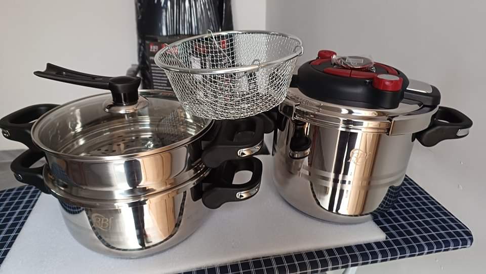 Cocotte BBF 4L/7L  18/10 inox 7Pieces