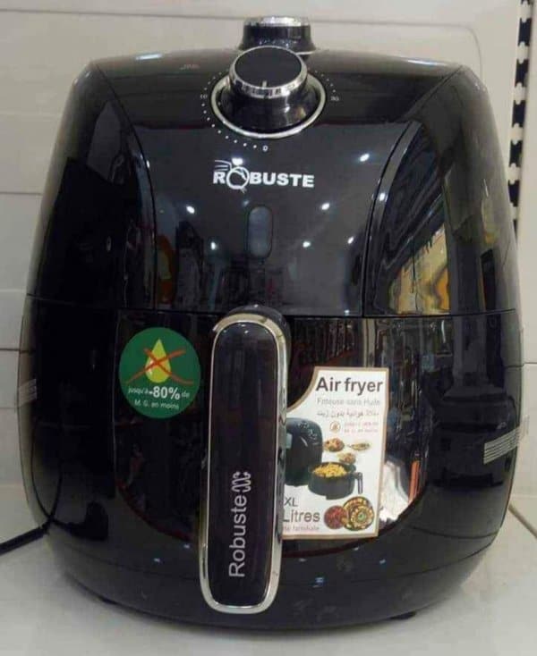 Robuste Friteuse Sans Huile - Air Fryer - 5 L - 2000 W - AF5- Noir