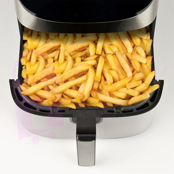 مقلاة هوائية بسعة 8 لتر لتحضير أشهى الأطباق- Bergmann Silver Chef Friteuse à Air 2000W 8.0L