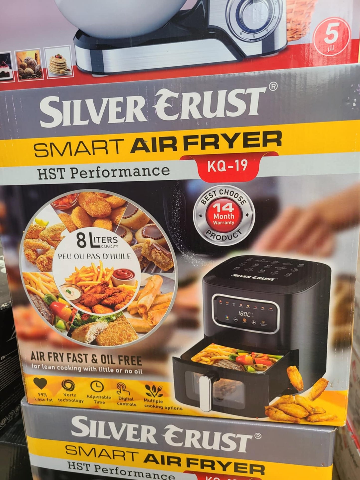 Air Fryer SILVER CRUST 8L 1400W       المقلاة الهوائية من علامة SILVER CRUST 🔥🔥