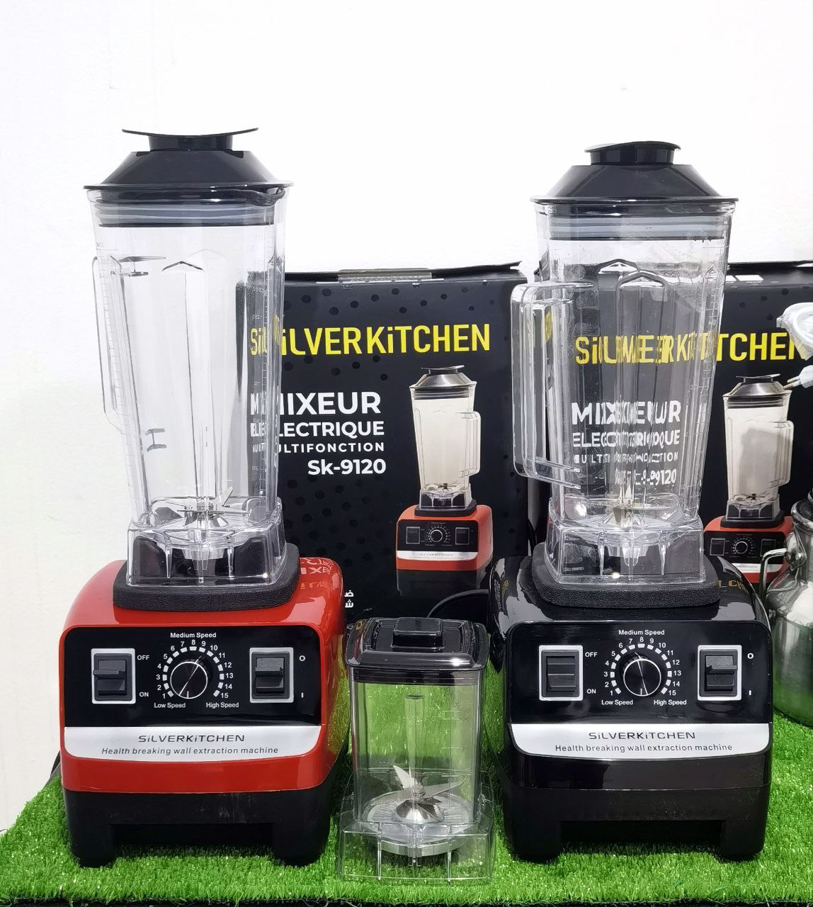 بلاندر ميكسور اشوار Silver Kitchen      Blender Mixeur Hachoir