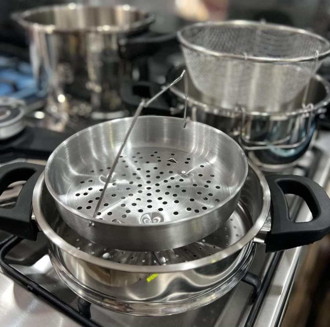 Cocotte Elseb 9pieces  4L+7L Inox 18/10